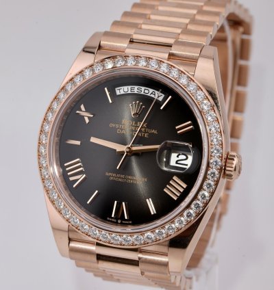 Rolex Day-date 40 2025 Day Date 40 Rbr Rose Gold Ombre Dial 228345rbr