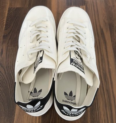 Balenciaga Adidas Stan Smith Sneaker In Off White