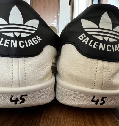 Balenciaga Adidas Stan Smith Sneaker In Off White