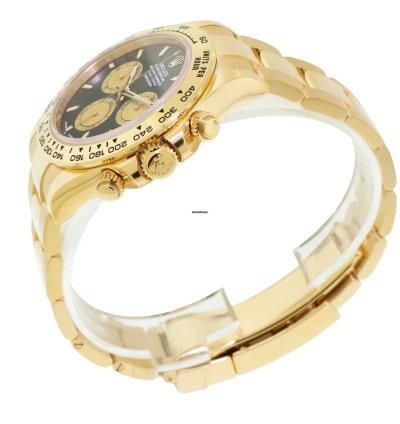 Rolex Daytona 40mm Yellow Gold Black Index Paul Newman Dial Gold Bezel 126508