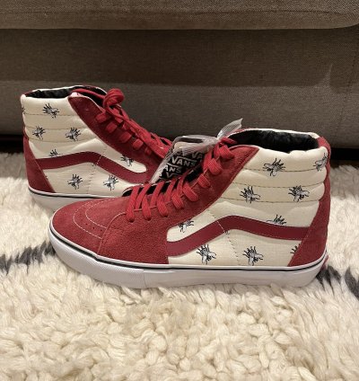 Supreme Vans Flies 2011 Burgundy White New Ds