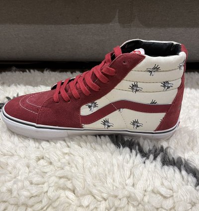 Supreme Vans Flies 2011 Burgundy White New Ds