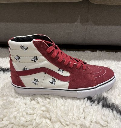 Supreme Vans Flies 2011 Burgundy White New Ds