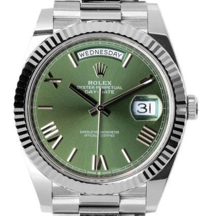 Rolex Day-date 40 2025 Day-date 40 Platinum Olive 228236