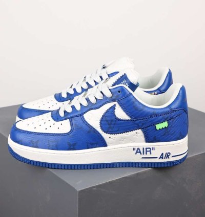 Air Force 1 Low Louis Vuitton White Blue