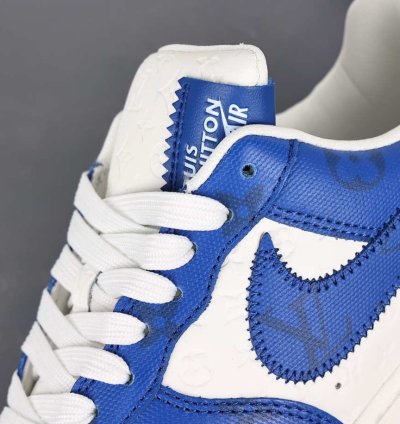 Air Force 1 Low Louis Vuitton White Blue