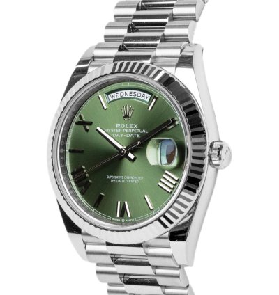 Rolex Day-date 40 2025 Day-date 40 Platinum Olive 228236