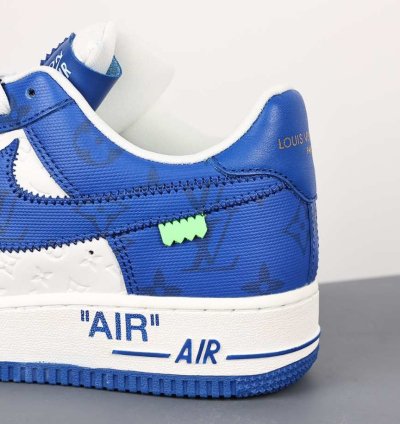 Air Force 1 Low Louis Vuitton White Blue