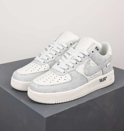 Air Force 1 Low Louis Vuitton White Grey