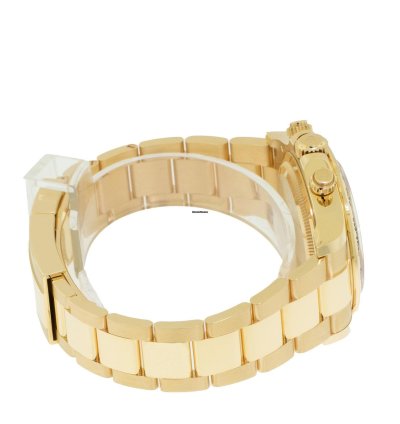 Rolex Daytona 40mm Yellow Gold Champagne Index Dial Gold Bezel 126508