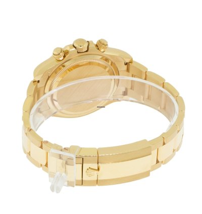 Rolex Daytona 40mm Yellow Gold Champagne Index Dial Gold Bezel 126508