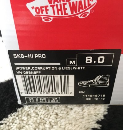 Supreme Vans Pcl Sk8-hi Pro