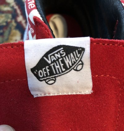 Supreme Vans Red Checkered Sk8-hi Pro Sz 11 5