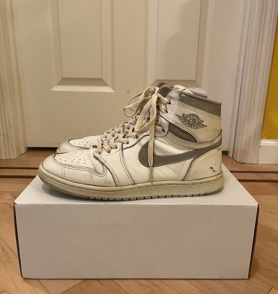 Air Jordan 1 Neutral Grey 1985 Vintage Nike Og