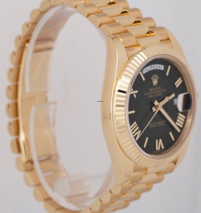 Rolex Day-date 40 2025 Rolex Day-date President 40mm Green Ombre 18k Gold 228238 Box