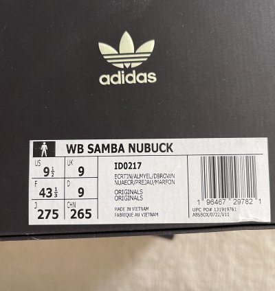 Brand New Wales Bonner Adidas Samba Nubuck