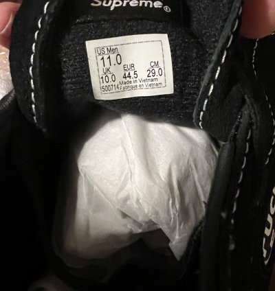 Supreme Vans Skate Sid Fuck Em Pack - Black Size 11