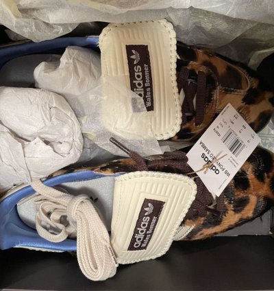 Brand New Wales Bonner Adidas Samba Pony Hair Leopard