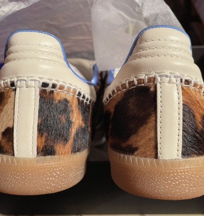 Brand New Wales Bonner Adidas Samba Pony Hair Leopard