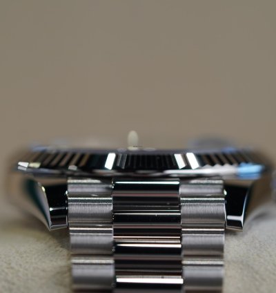 Rolex Day-date 40 2025 Unworn Blue Roman Daydate 18kt White Gold 228238