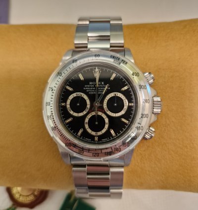Rolex Daytona Acciaio Quadrante Nero