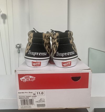 Supreme Vans Velevet Opard Black