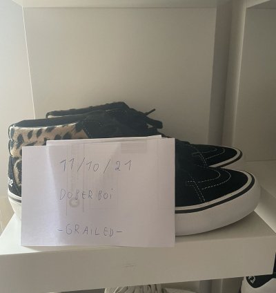 Supreme Vans Velevet Opard Black