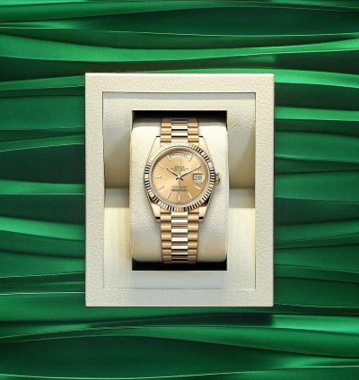 Rolex Day-date 40 2025 Unworn Day-date 40 Full Gold Champagne Index Dial