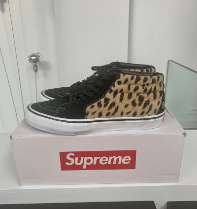Supreme Vans Velevet Opard Black