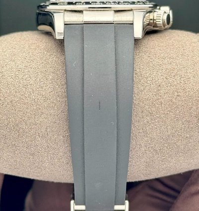 Rolex Daytona Baby La Mans White Gold Cosmograph Black Bezel Black Index Dial