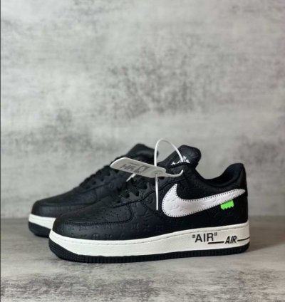 Louis Vuitton X Nike Air Force 1 Low black