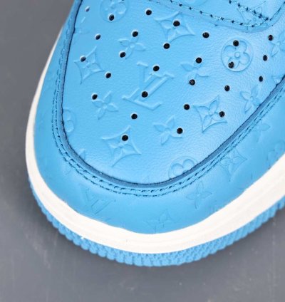 Louis Vuitton X Nike Air Force 1 University Blue