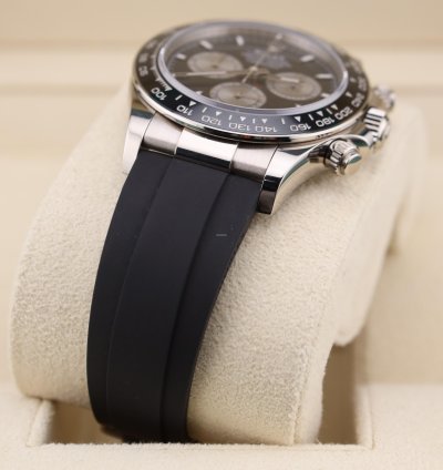 Rolex Daytona Baby Le Mans White Gold Oysterflex Black Dial 126519ln 2024