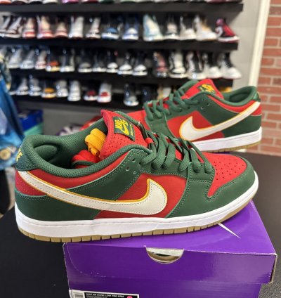 Size 11 - Nike Dunk Premium Sb Low Seattle Supersonics New