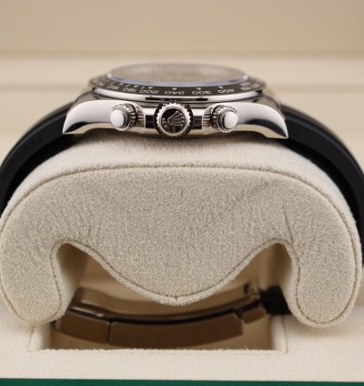 Rolex Daytona Baby Le Mans White Gold Oysterflex Black Dial 126519ln 2024