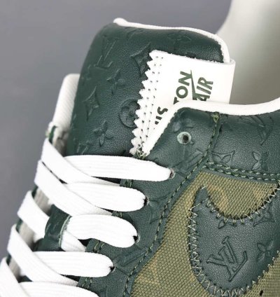 Lv X Nike Air Force Low Green