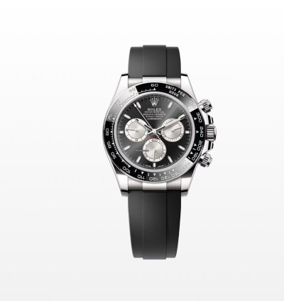 Rolex Daytona Baby Lemans Black Dial White Gold New Unworn 126519ln