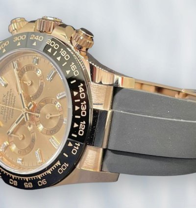 Rolex Daytona Baguette Sundust Dial Unworn Full Set 2023