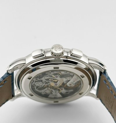 Patek Philippe Complications 5070g-001 Annual Calendar Chronograph White Gold Silver Dial 2003
