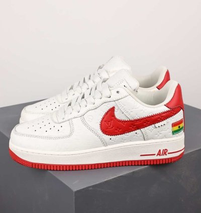 Nike Air Force 1 Low Louis Vuitton Red White