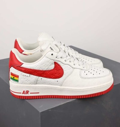 Nike Air Force 1 Low Louis Vuitton Red White