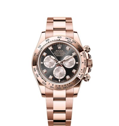 Rolex Daytona Basel One 126505ln Black Dial Diamond Rose Gold 40mm