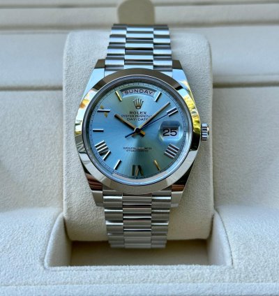 Rolex Day-date 40 228206 Ice Blue Roman