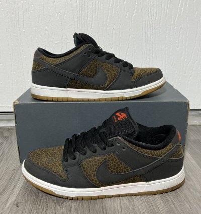 Size 8 5 - Nike Sb Dunk Low Giraffe Print 2014 Sneakers