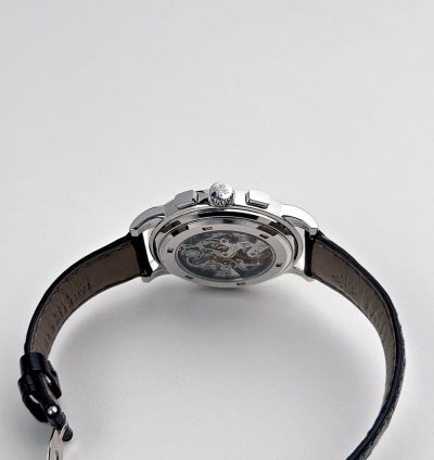 Patek Philippe Complications 5070g-001 Annual Calendar Chronograph White Gold Silver Dial 2007