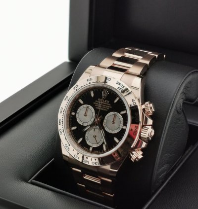 Rolex Daytona Basel One 126505ln Black Dial Rose Gold Daytona 40mm