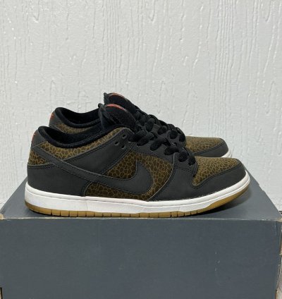 Size 8 5 - Nike Sb Dunk Low Giraffe Print 2014 Sneakers