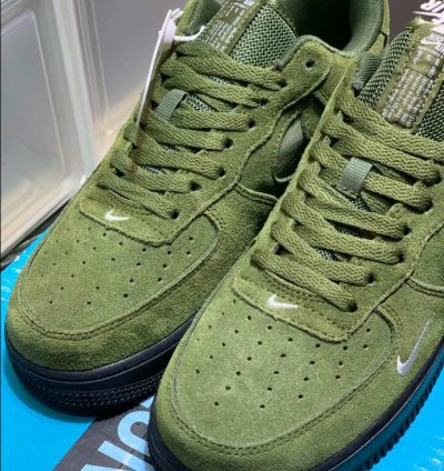 Nike Air Force 1 Low Olive Suede