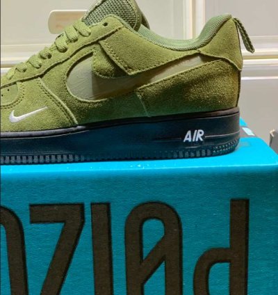 Nike Air Force 1 Low Olive Suede