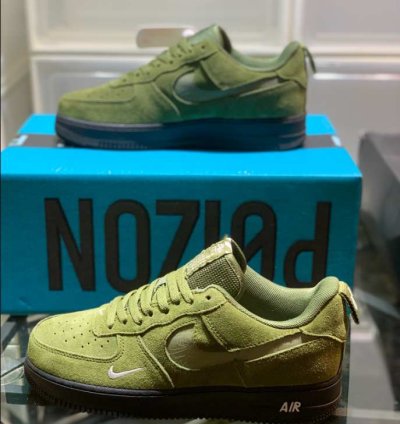 Nike Air Force 1 Low Olive Suede